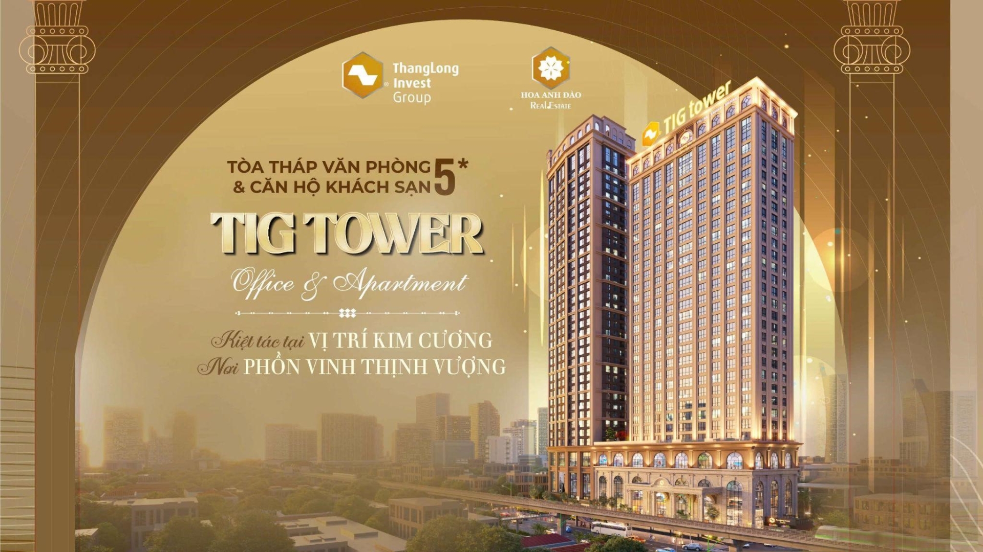 DỰ ÁN TÒA THÁP VĂN PHÒNG & CĂN HỘ KHÁCH SẠN TIG TOWER CHÍNH THỨC KHỞI CÔNG - ĐIỂM NHẤN ĐẦU TƯ CHIẾN LƯỢC CỦA TẬP ĐOÀN ĐẦU TƯ THĂNG LONG (TIG)