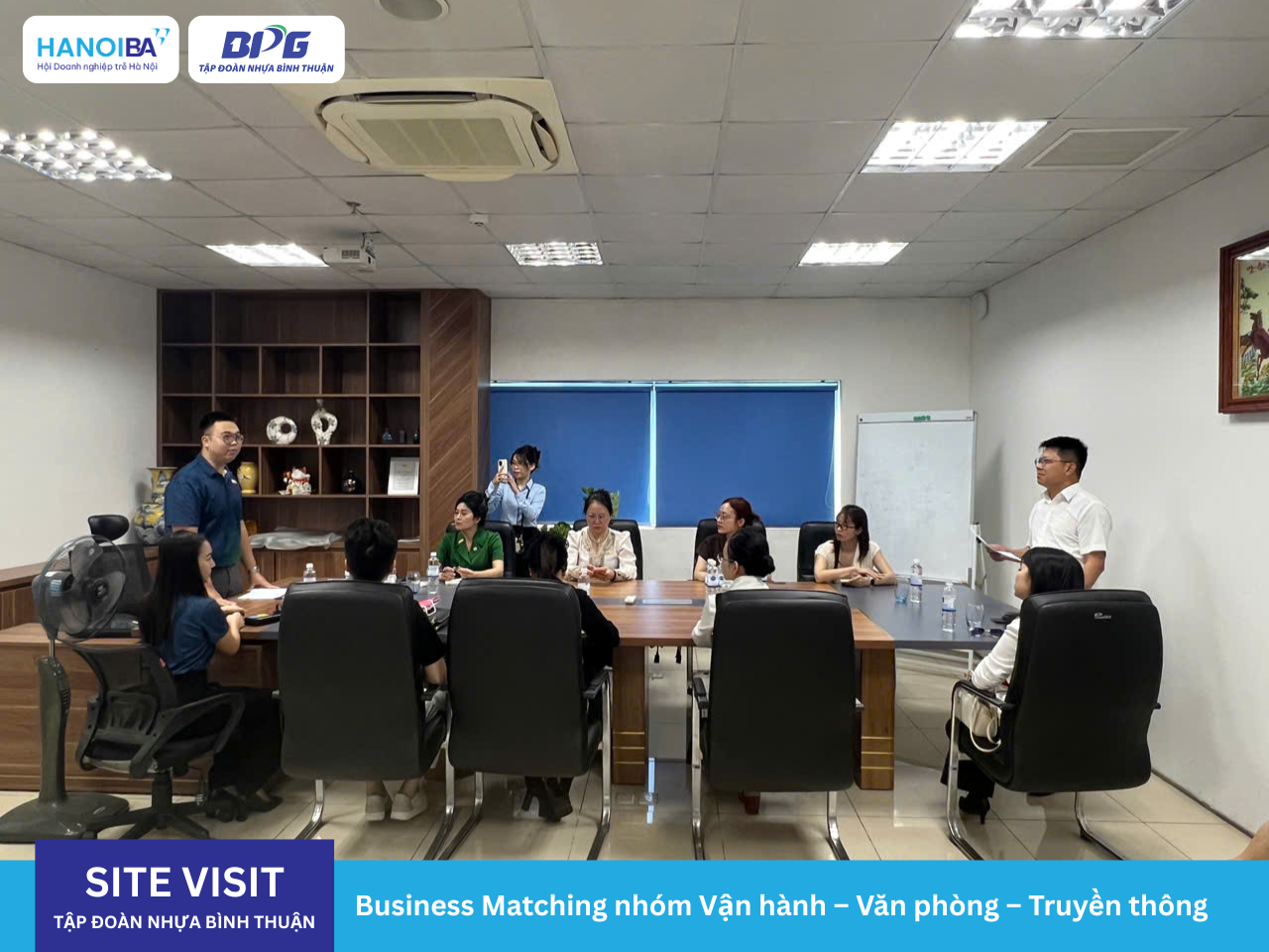 HANOIBA SITE VISIT & XÚC TIẾN THƯƠNG MẠI TẠI TẬP ĐOÀN NHỰA BÌNH THUẬN