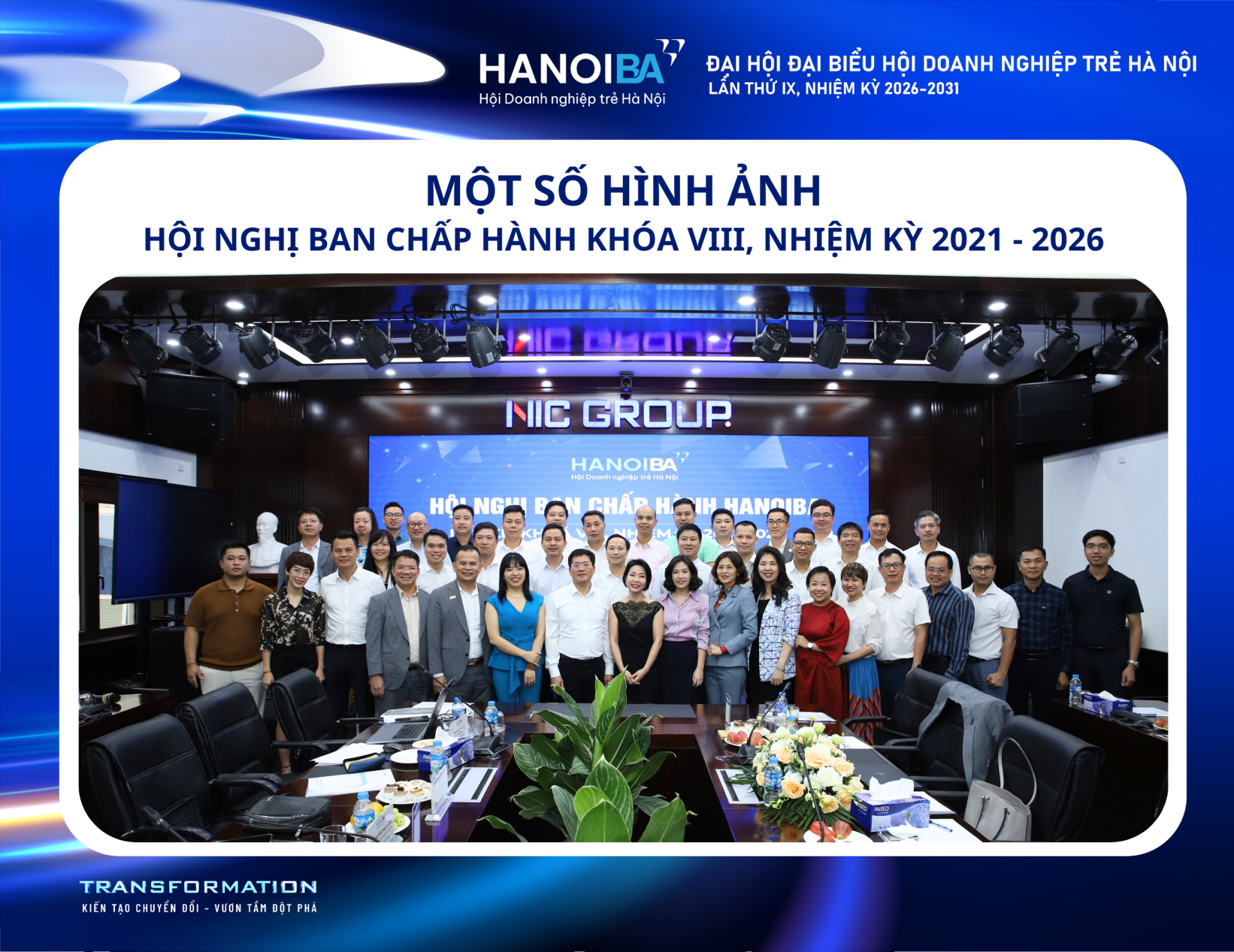 NHÌN LẠI HÀNH TRÌNH  HANOIBA KHOÁ VIII QUA CÁC KỲ HỘI NGHỊ BCH
