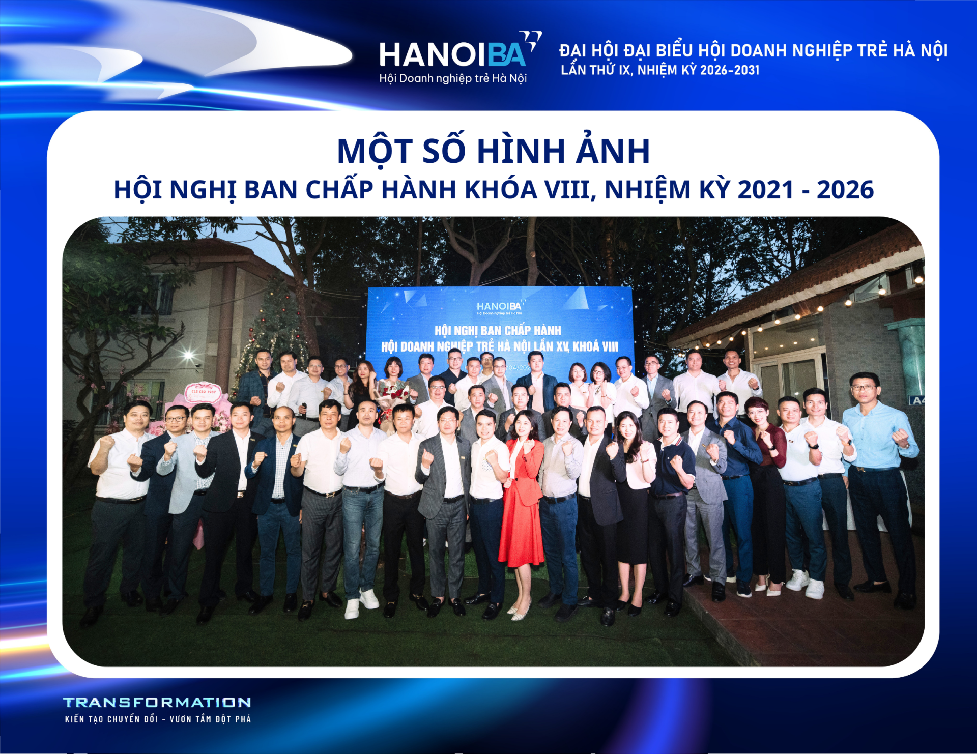 NHÌN LẠI HÀNH TRÌNH  HANOIBA KHOÁ VIII QUA CÁC KỲ HỘI NGHỊ BCH