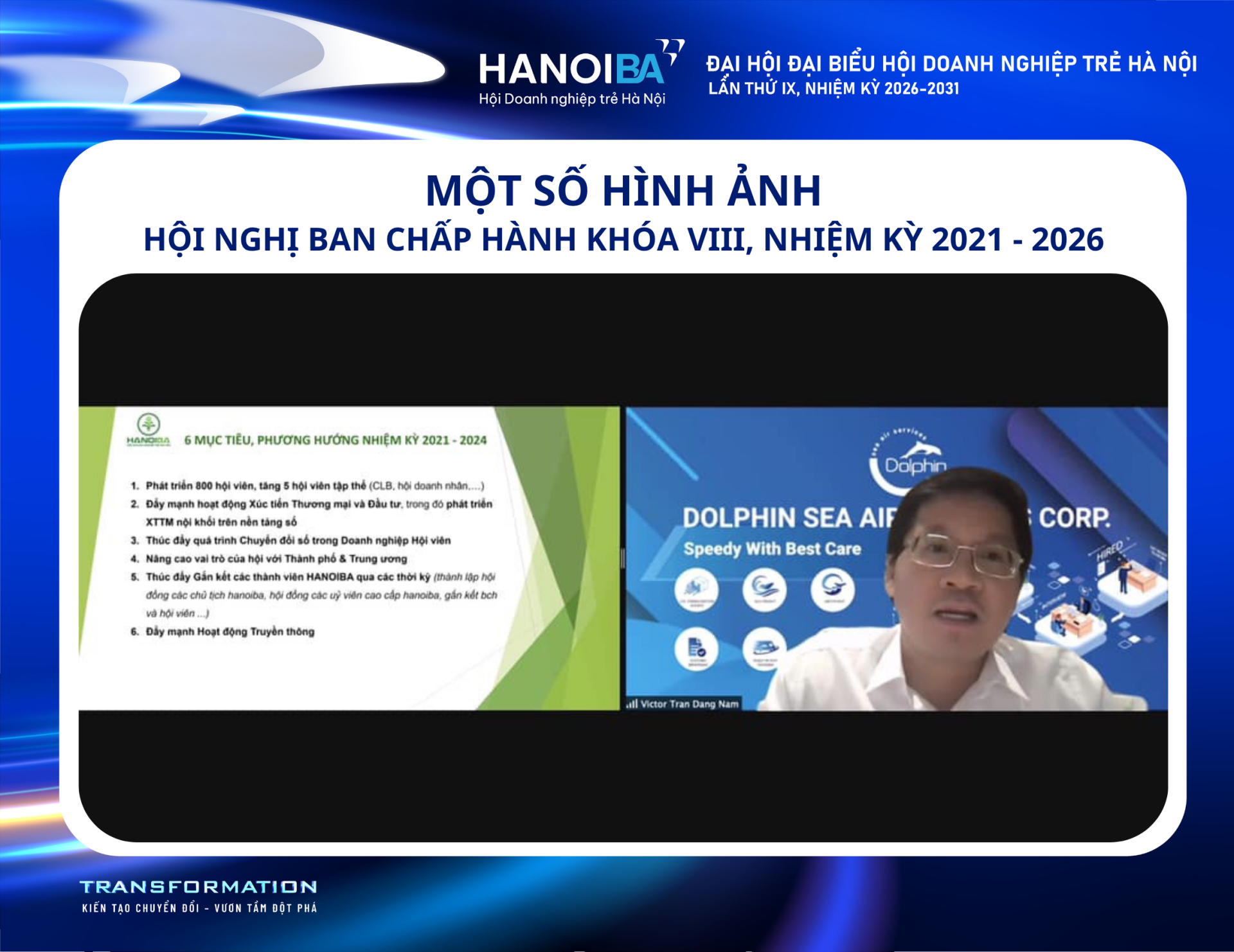 NHÌN LẠI HÀNH TRÌNH  HANOIBA KHOÁ VIII QUA CÁC KỲ HỘI NGHỊ BCH