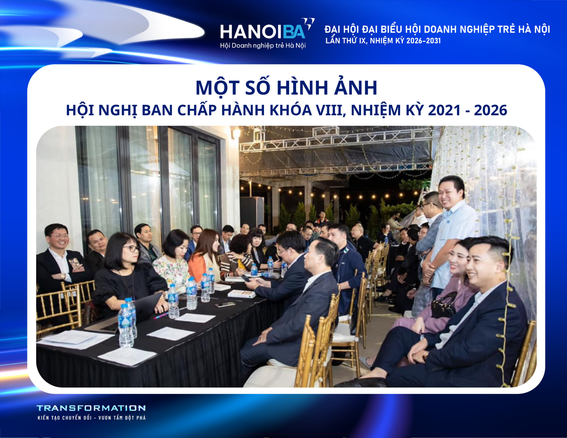 NHÌN LẠI HÀNH TRÌNH  HANOIBA KHOÁ VIII QUA CÁC KỲ HỘI NGHỊ BCH