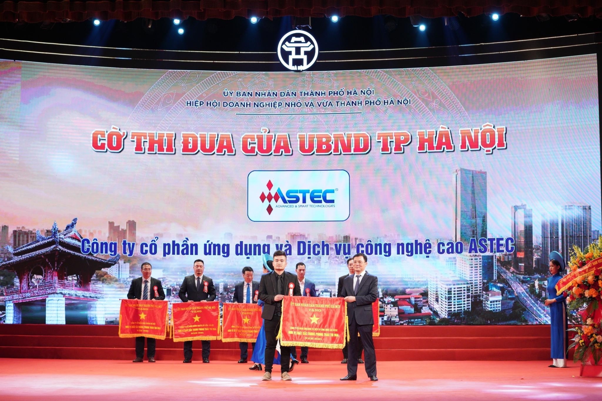 CẢM ƠN NHÀ TÀI TRỢ ĐỒNG HÀNH ĐẠI HỘI ĐẠI BIỂU HỘI DOANH NGHIỆP TRẺ HÀ NỘI LẦN THỨ IX, NHIỆM KỲ 2026 - 2031: CÔNG TY CP ỨNG DỤNG VÀ DỊCH VỤ CÔNG NGHỆ CAO – ASTEC