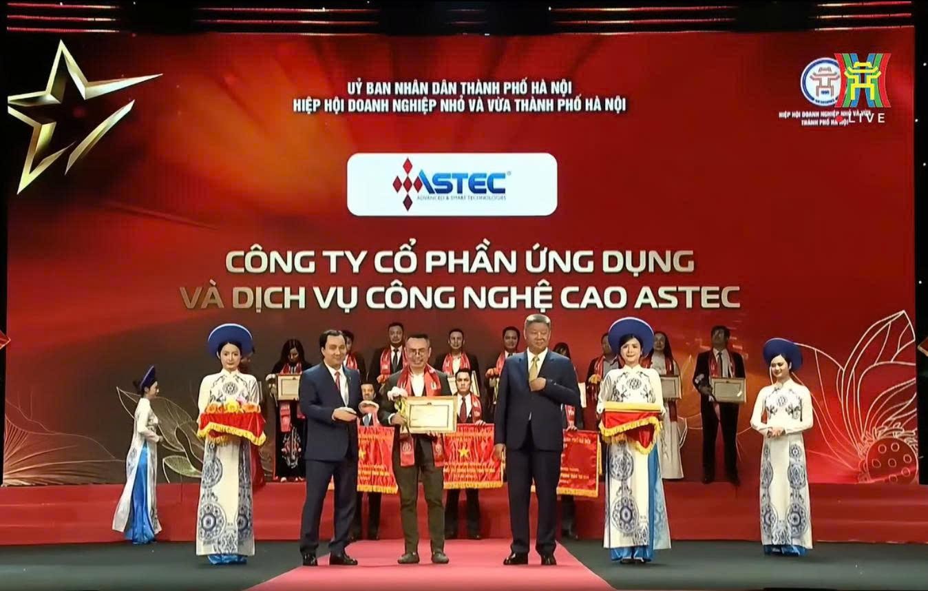 CẢM ƠN NHÀ TÀI TRỢ ĐỒNG HÀNH ĐẠI HỘI ĐẠI BIỂU HỘI DOANH NGHIỆP TRẺ HÀ NỘI LẦN THỨ IX, NHIỆM KỲ 2026 - 2031: CÔNG TY CP ỨNG DỤNG VÀ DỊCH VỤ CÔNG NGHỆ CAO – ASTEC