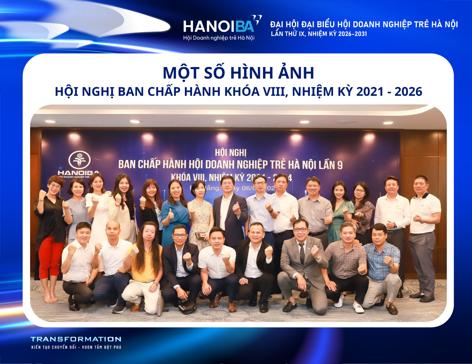 NHÌN LẠI HÀNH TRÌNH  HANOIBA KHOÁ VIII QUA CÁC KỲ HỘI NGHỊ BCH