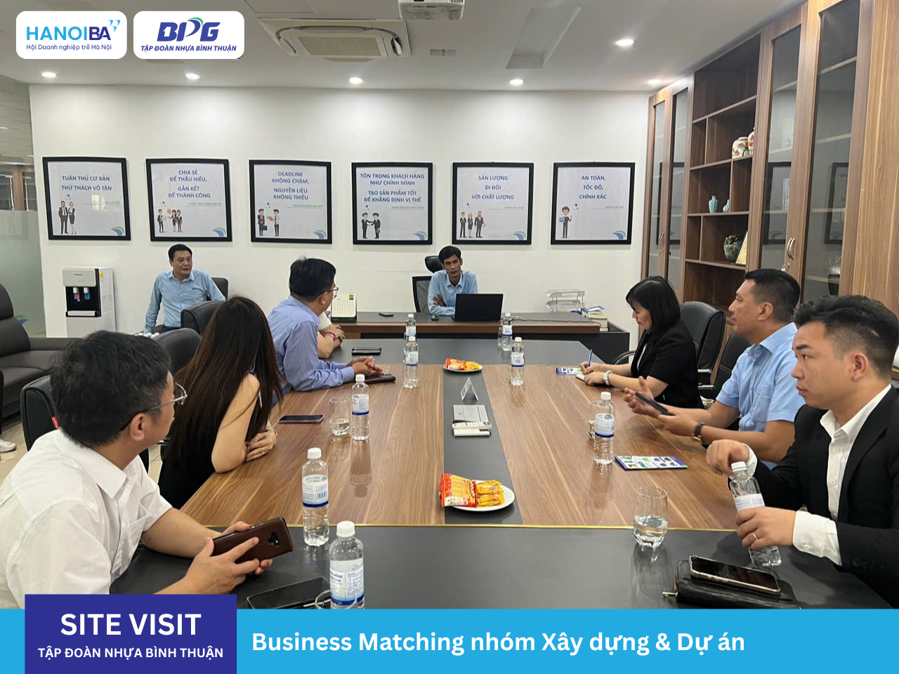 HANOIBA SITE VISIT & XÚC TIẾN THƯƠNG MẠI TẠI TẬP ĐOÀN NHỰA BÌNH THUẬN