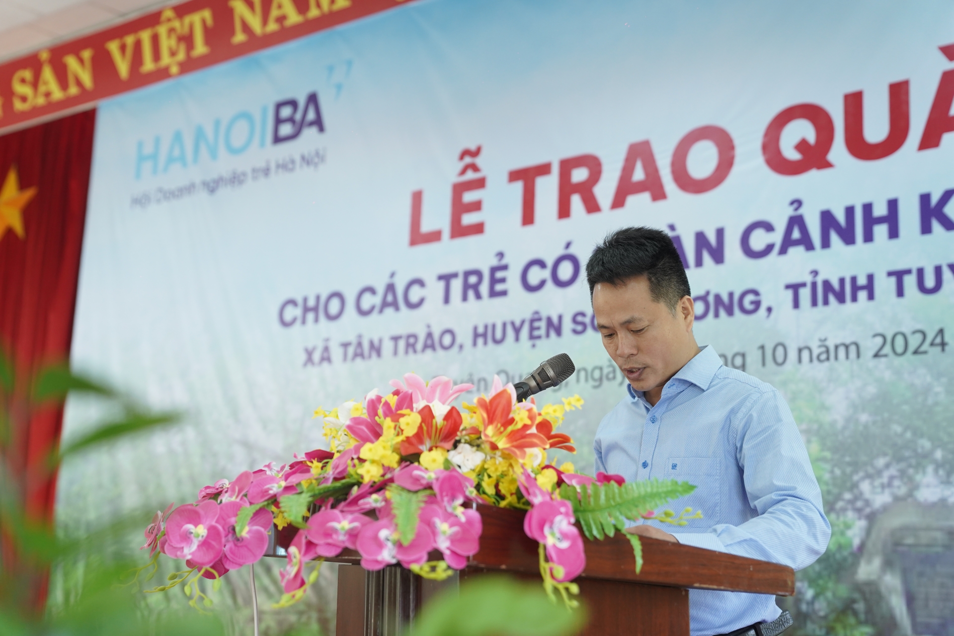 HANOIBA CARAVAN 2024 - MỘT HÀNH TRÌNH VẠN TRÁI TIM:  TRAO QUÀ CHO CÁC HỌC SINH CÓ HOÀN CẢNH KHÓ KHĂN TẠI TÂN TRÀO - TUYÊN QUANG