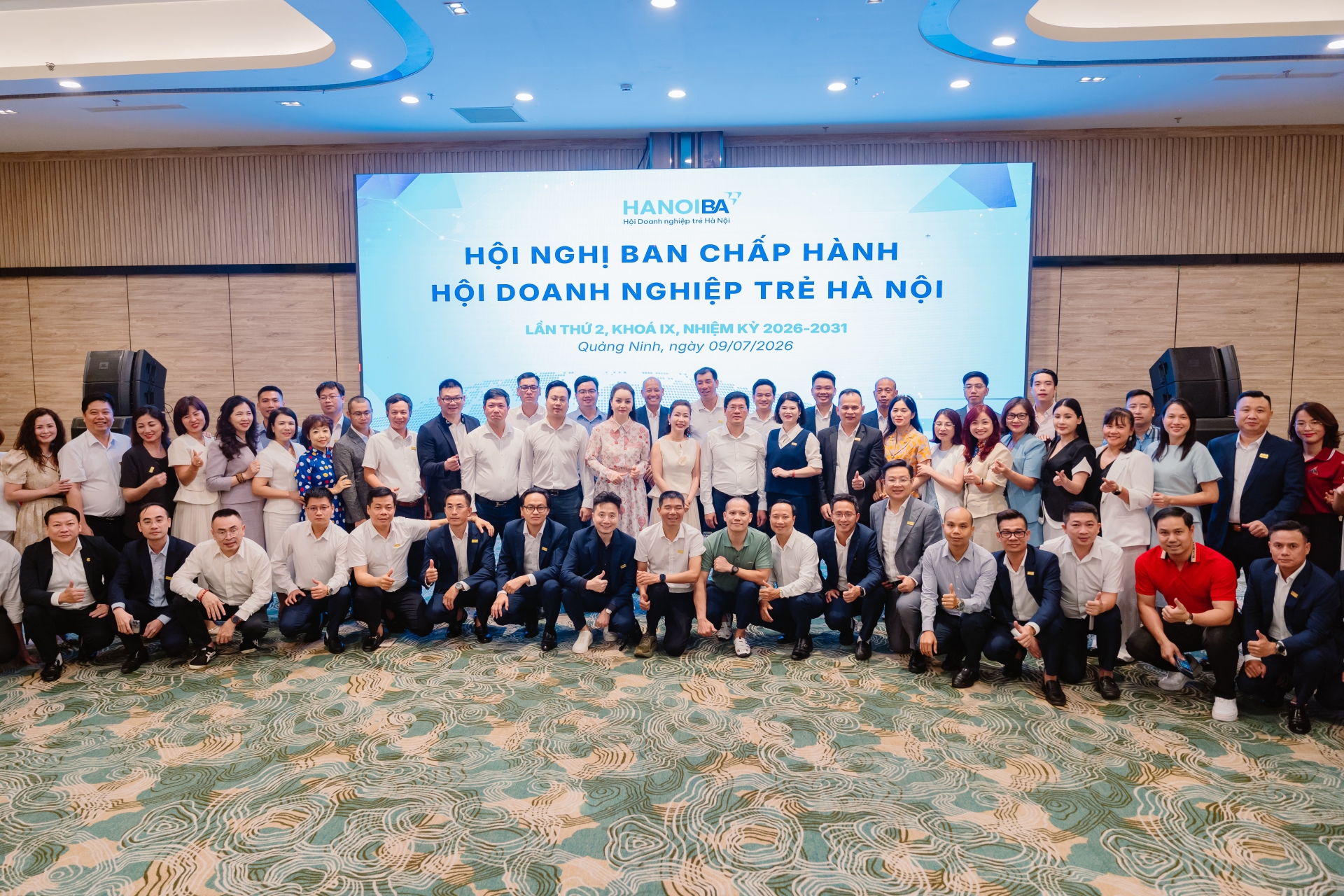 HANOIBA TỔ CHỨC HỘI NGHỊ BAN CHẤP HÀNH LẦN 2, KHÓA IX