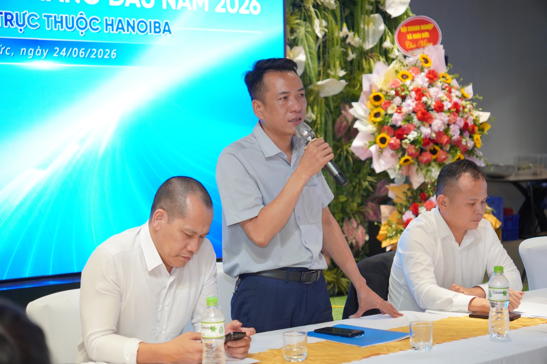HANOIBA TỔ CHỨC HỘI NGHỊ SƠ KẾT HOẠT ĐỘNG 6 THÁNG ĐẦU NĂM 2026 CÁC ĐƠN VỊ TRỰC THUỘC
