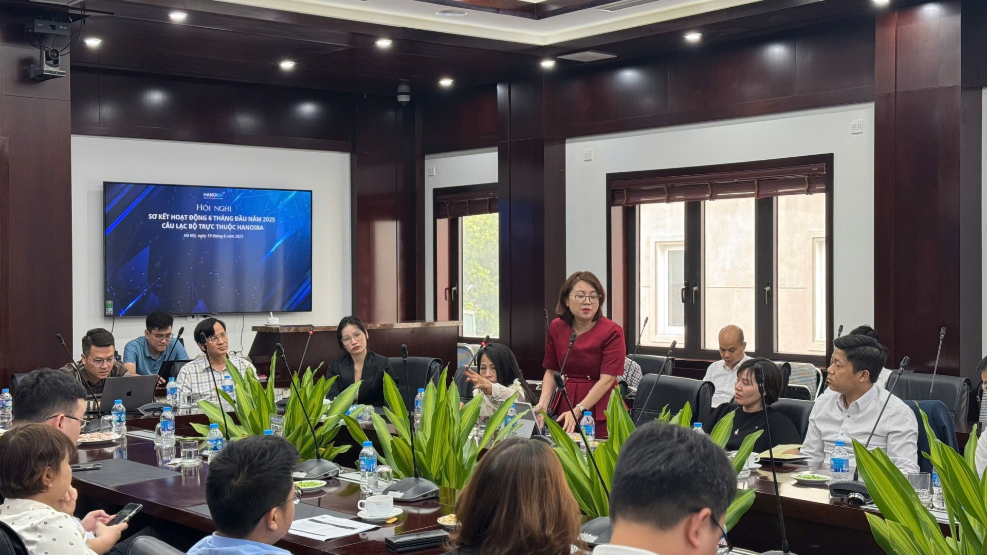 HỘI NGHỊ SƠ KẾT HOẠT ĐỘNG 6 THÁNG ĐẦU NĂM 2025 CỦA CÁC CLB TRỰC THUỘC HANOIBA