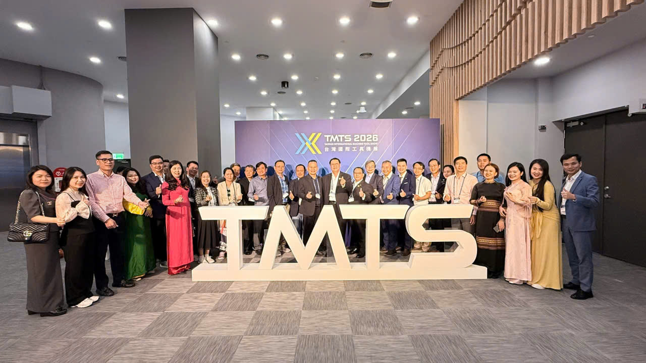 ĐOÀN ĐẠI BIỂU HANOIBA THAM DỰ TRIỂN LÃM TMTS 2026 TẠI ĐÀI LOAN: ĐÓN ĐẦU XU HƯỚNG CÔNG NGHỆ VÀ SẢN XUẤT THÔNG MINH