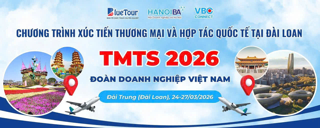 ĐOÀN ĐẠI BIỂU HANOIBA THAM DỰ TRIỂN LÃM TMTS 2026 TẠI ĐÀI LOAN: ĐÓN ĐẦU XU HƯỚNG CÔNG NGHỆ VÀ SẢN XUẤT THÔNG MINH