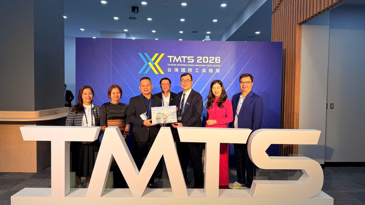 ĐOÀN ĐẠI BIỂU HANOIBA THAM DỰ TRIỂN LÃM TMTS 2026 TẠI ĐÀI LOAN: ĐÓN ĐẦU XU HƯỚNG CÔNG NGHỆ VÀ SẢN XUẤT THÔNG MINH