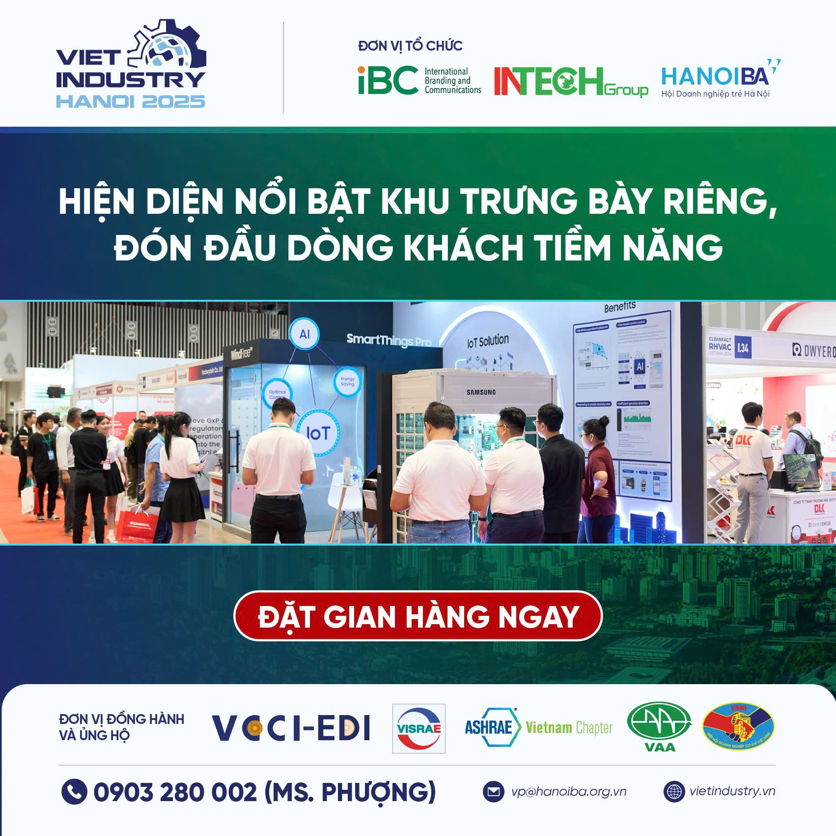 THAM GIA GIAN HÀNG HANOIBA TẠI VIET INDUSTRY 2025 - KHẲNG ĐỊNH NĂNG LỰC KỸ THUẬT & KẾT NỐI KINH DOANH