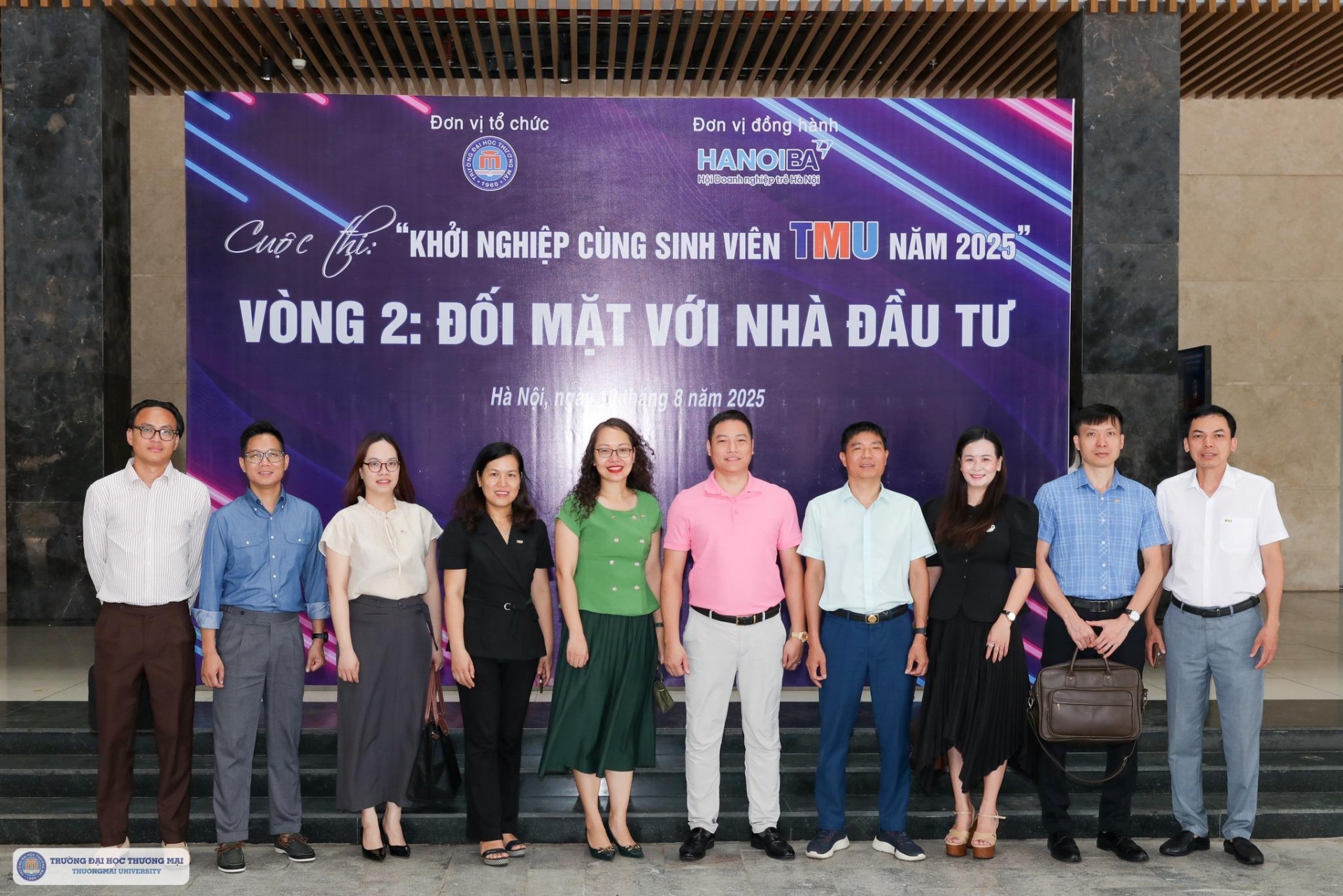HANOIBA đồng hành cùng Vòng 2 “Đối mặt với nhà đầu tư” – Khởi nghiệp cùng sinh viên TMU 2025