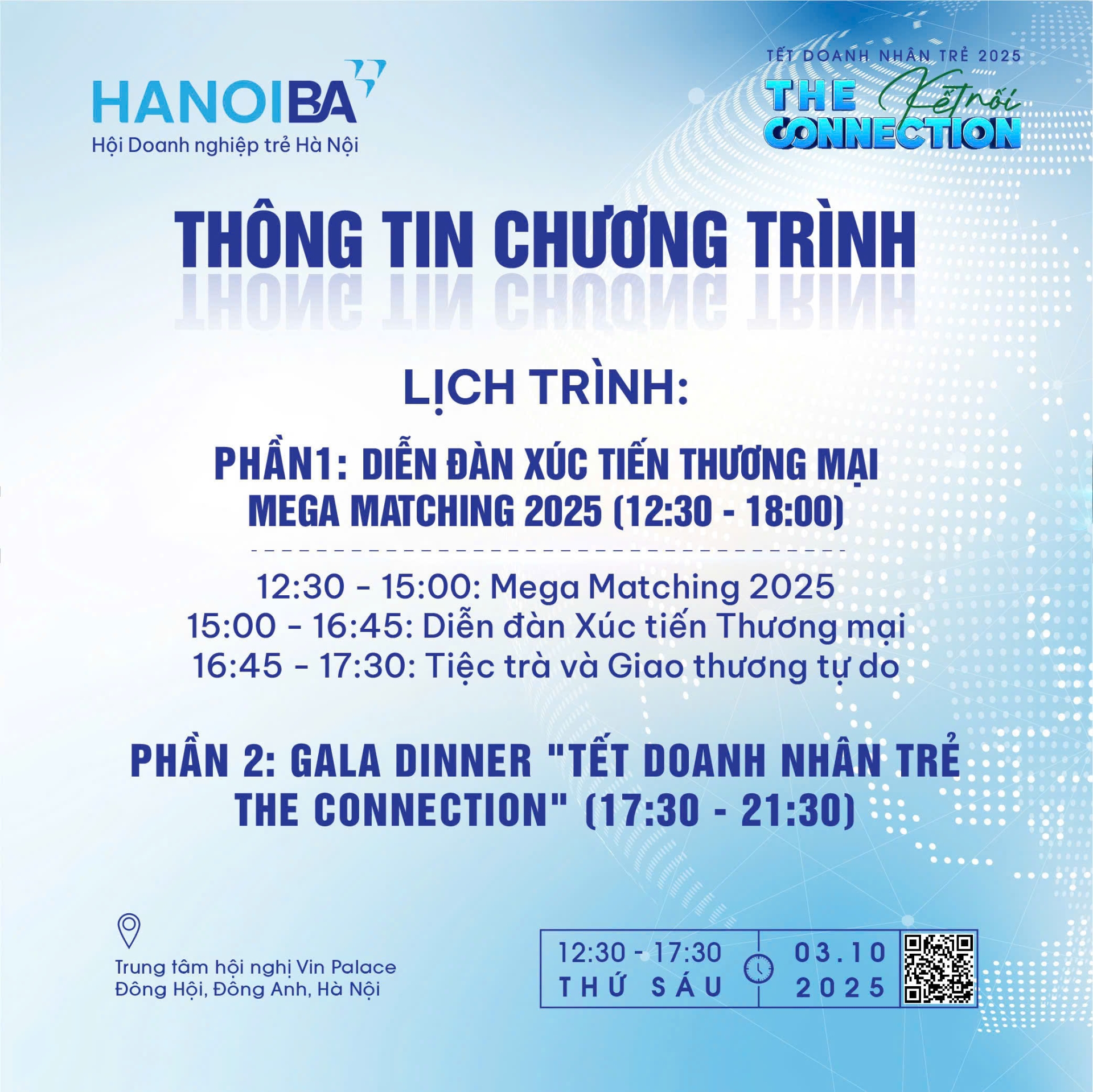 TẾT DOANH NHÂN TRẺ 2025: THE CONNECTION - KẾT NỐI: Diễn đàn Xúc tiến Thương mại - Mega Matching 2025