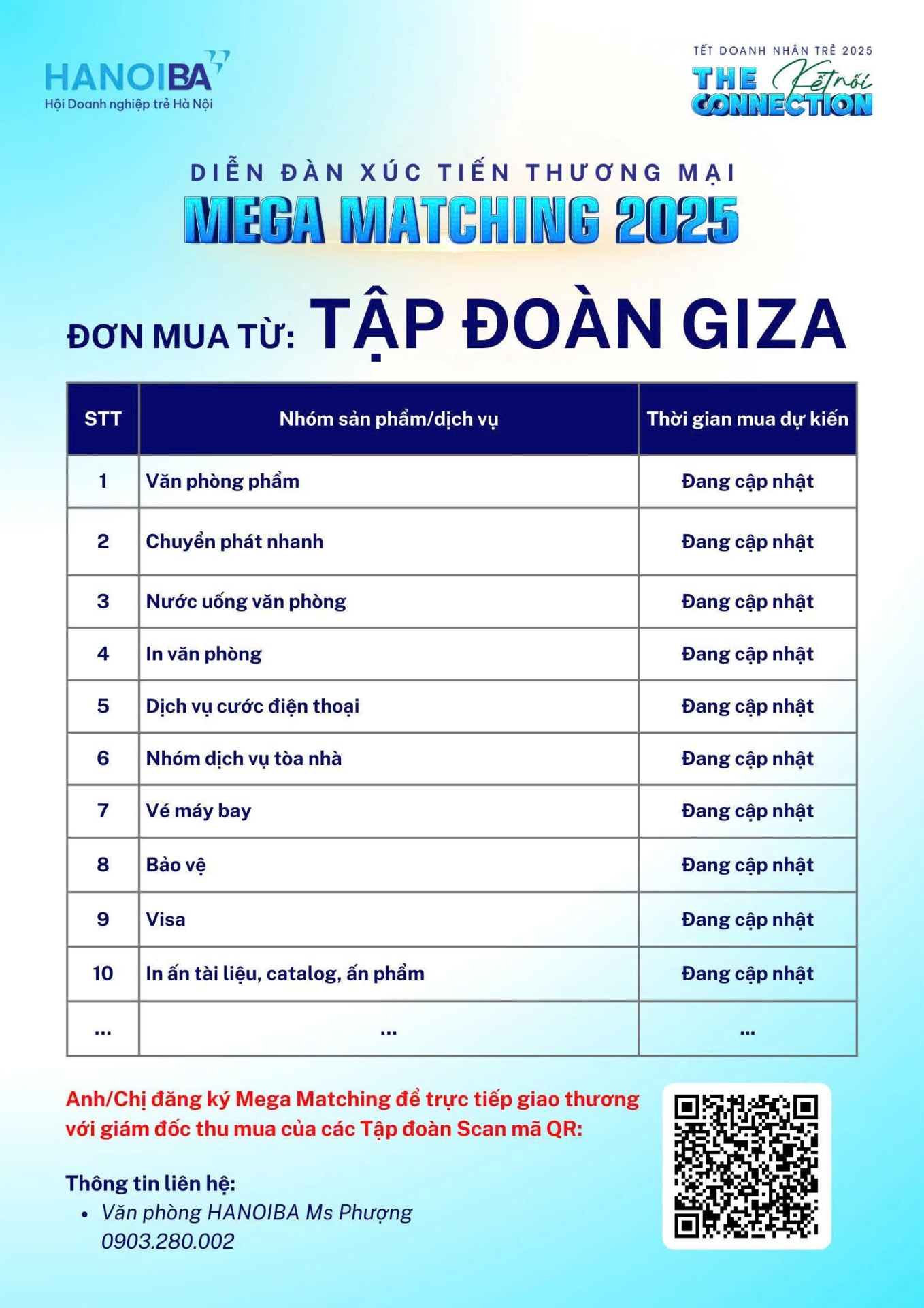 TẾT DOANH NHÂN TRẺ 2025 DIỄN ĐÀN XÚC TIẾN THƯƠNG MẠI - MEGA MATCHING 2025