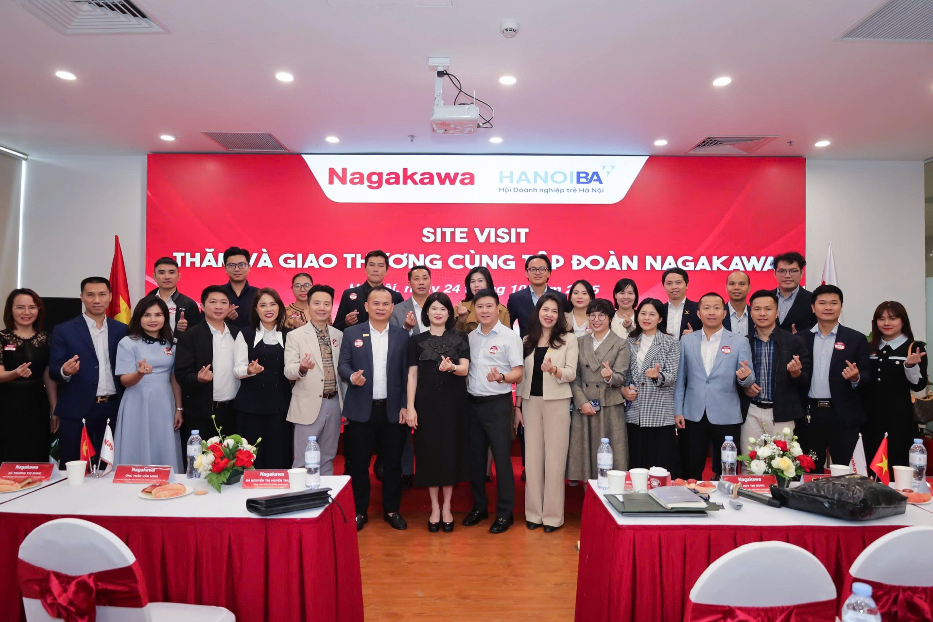 TIN XÚC TIẾN THƯƠNG MẠI: SITE VISIT - THĂM VÀ GIAO THƯƠNG CÙNG TẬP ĐOÀN NAGAKAWA