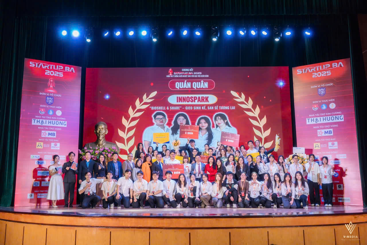 HANOIBA - ĐƠN VỊ BẢO TRỢ CHUYÊN MÔN CUỘC THI “Ý TƯỞNG KHỞI NGHIỆP SINH VIÊN HỌC VIỆN NGÂN HÀNG - STARTUP BA 2025”