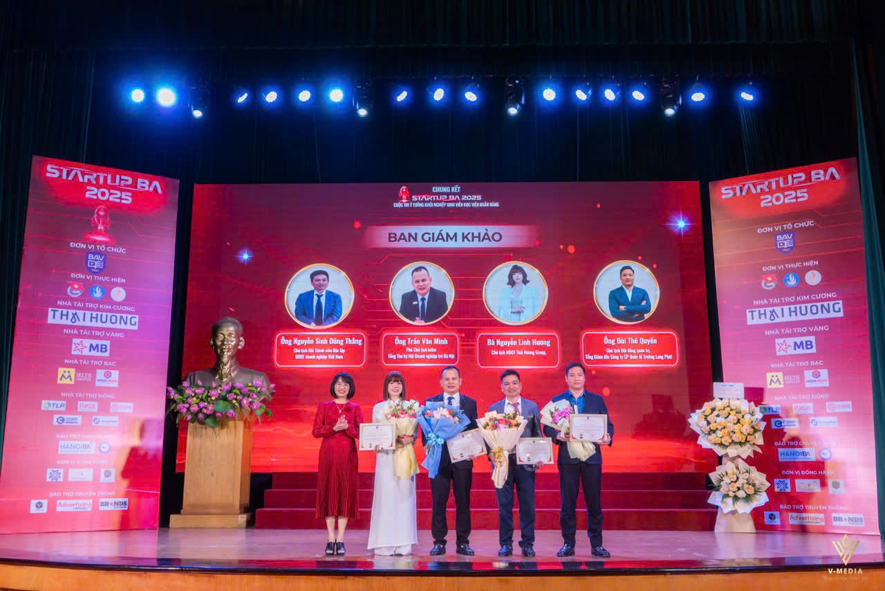 HANOIBA - ĐƠN VỊ BẢO TRỢ CHUYÊN MÔN CUỘC THI “Ý TƯỞNG KHỞI NGHIỆP SINH VIÊN HỌC VIỆN NGÂN HÀNG - STARTUP BA 2025”