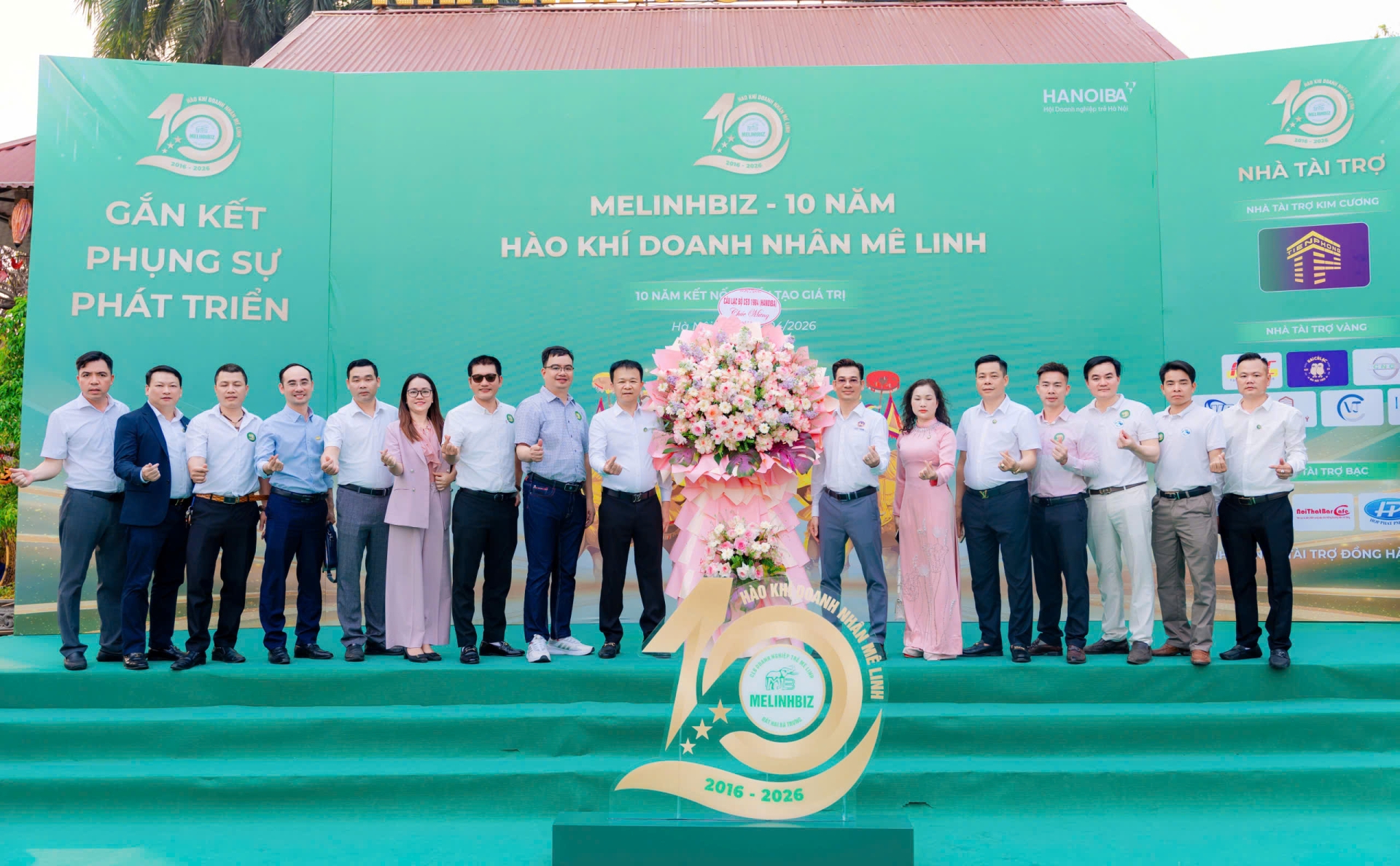 HANOIBA CHÚC MỪNG KỶ NIỆM 10 NĂM THÀNH LẬP CLB MELINHBIZ