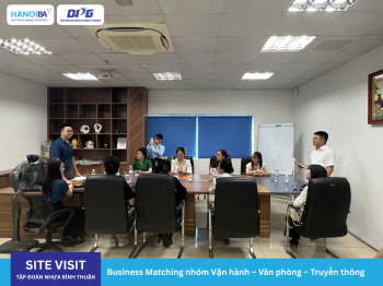 HANOIBA SITE VISIT & XÚC TIẾN THƯƠNG MẠI TẠI TẬP ĐOÀN NHỰA BÌNH THUẬN