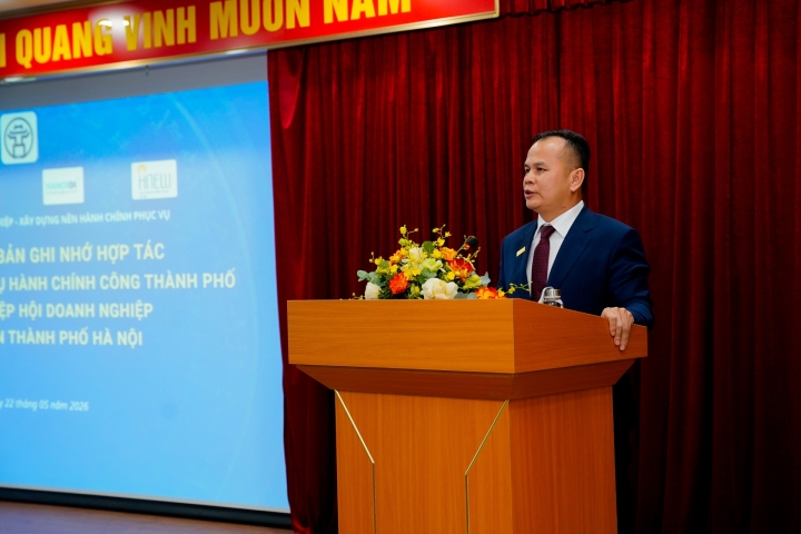 HANOIBA THAM GIA KÝ KẾT MOU VỚI TRUNG TÂM PHỤC VỤ HÀNH CHÍNH CÔNG THÀNH PHỐ HÀ NỘI: TĂNG CƯỜNG KẾT NỐI, HỖ TRỢ DOANH NGHIỆP TRONG CẢI CÁCH HÀNH CHÍNH VÀ CHUYỂN ĐỔI SỐ