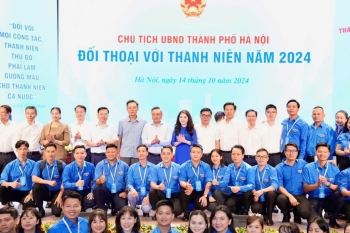 ĐOÀN ĐẠI BIỂU HỘI DOANH NGHIỆP TRẺ HÀ NỘI THAM DỰ ĐẠI HỘI ĐẠI BIỂU HỘI LHTN VIỆT NAM THÀNH PHỐ HÀ NỘI VIII, NHIỆM KỲ 2024 - 2029