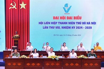 ĐOÀN ĐẠI BIỂU HỘI DOANH NGHIỆP TRẺ HÀ NỘI THAM DỰ ĐẠI HỘI ĐẠI BIỂU HỘI LHTN VIỆT NAM THÀNH PHỐ HÀ NỘI VIII, NHIỆM KỲ 2024 - 2029