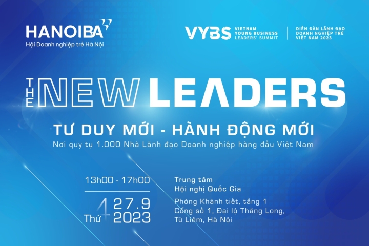 LỘ DIỆN DIỄN GIẢ CỦA DIỄN ĐÀN LÃNH ĐẠO DOANH NGHIỆP TRẺ VIỆT NAM 2023 – THE NEW LEADERS