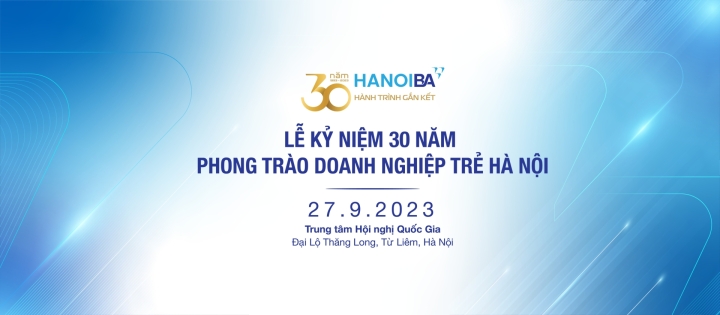Thư mời tham dự Lễ kỷ niệm 30 năm phong trào Doanh nghiệp trẻ Hà Nội và các hoạt động bên lề