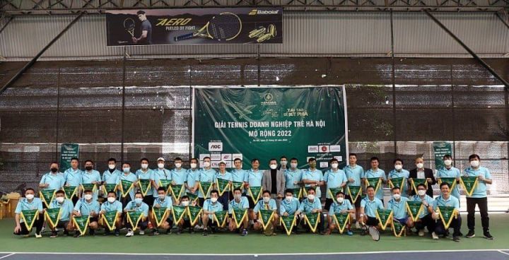 GIẢI TENNIS DOANH NGHIỆP TRẺ HÀ NỘI MỞ RỘNG – CHUYỂN GIAO CHỦ TỊCH CLB TENNIS
