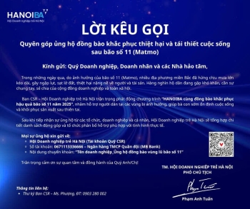 LỜI KÊU GỌI Quyên góp ủng hộ đồng bào khắc phục thiệt hại và tái thiết cuộc sống sau bão số 11 (Matmo)