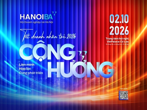 SỰ KIỆN LỚN NHẤT NĂM CỦA HANOIBA CHÍNH THỨC TRỞ LẠI TẾT DOANH NHÂN TRẺ 2026 - với chủ đề 