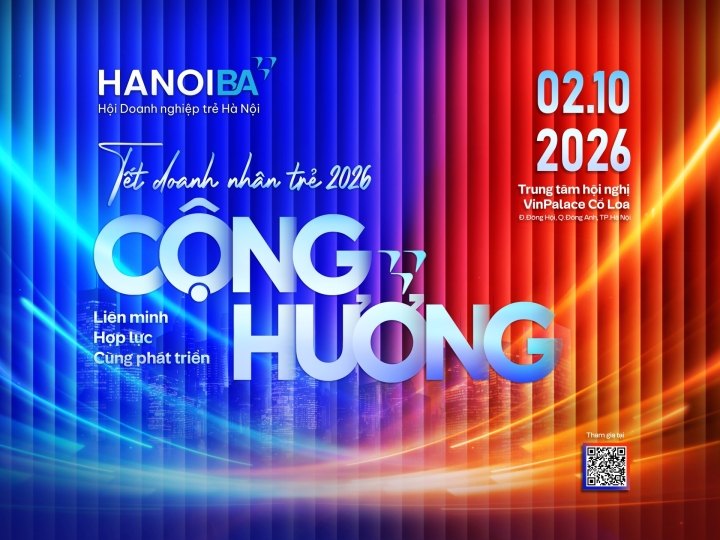 SỰ KIỆN LỚN NHẤT NĂM CỦA HANOIBA CHÍNH THỨC TRỞ LẠI TẾT DOANH NHÂN TRẺ 2026 - với chủ đề 