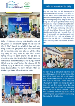 CEO NHÀ CẦU GIẤY VÀ CLB MÊ LINH BIZ HỢP TÁC XÚC TIẾN THƯƠNG MẠI NỘI KHỐI