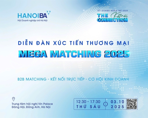 TẾT DOANH NHÂN TRẺ 2025: THE CONNECTION - KẾT NỐI: Diễn đàn Xúc tiến Thương mại - Mega Matching 2025