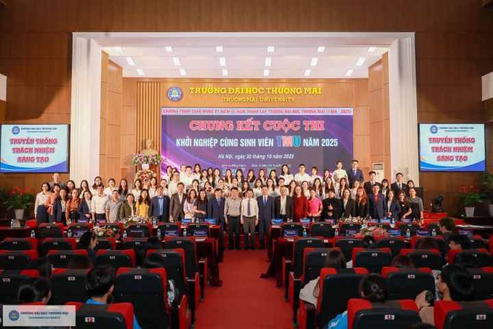 HANOIBA đồng hành cùng Chung kết Cuộc thi “Khởi nghiệp cùng sinh viên TMU 2025”