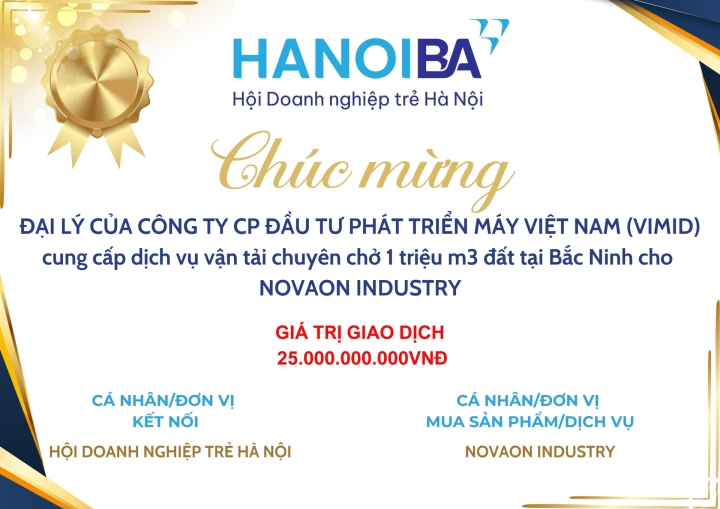 VINH DANH XÚC TIẾN THƯƠNG MẠI HANOIBA