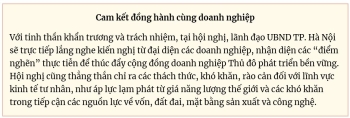 HANOIBA KIẾN NGHỊ GIẢI PHÁP GỠ “NÚT THẮT” CHO DOANH NGHIỆP NHỎ VÀ VỪA TẠI HÀ NỘI